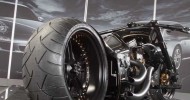 Modifikasi Motor dengan Ban Besar dan Lebar