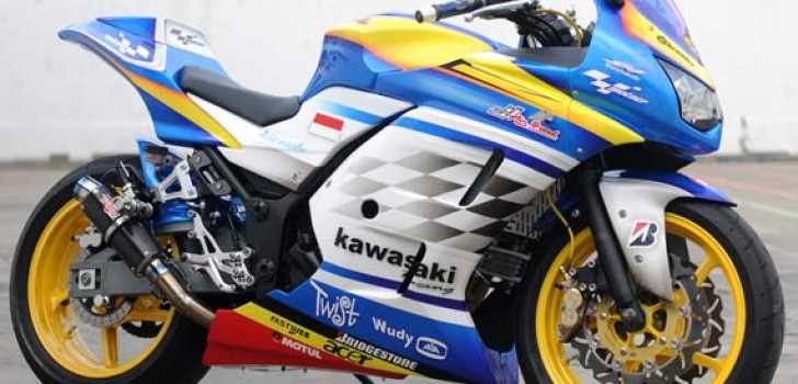 Modifikasi Motor Kawasaki Ninja 250cc dan Bermacam Gambarnya