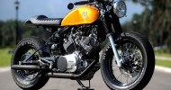 Modifikasi Motor Gaya Cafe Racer yang di Aplikasikan Pada Motor Yamaha XV750