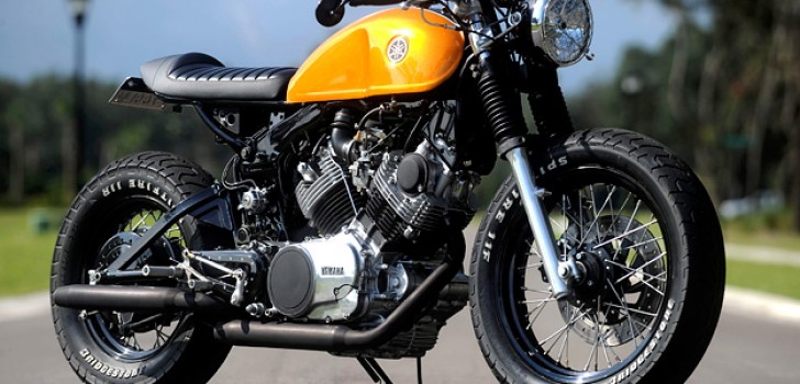 Modifikasi Motor Gaya Cafe Racer yang di Aplikasikan Pada Motor Yamaha XV750