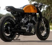 Modifikasi Motor Gaya Cafe Racer yang di Aplikasikan Pada Motor Yamaha XV750