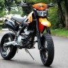 Modifikasi Motor Trail Kawasaki KLX 150 Motocross