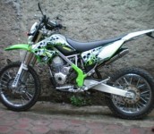 Modifikasi Motor Trail Kawasaki KLX 150 Motocross