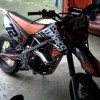 Modifikasi Motor Trail Kawasaki KLX 150 Motocross