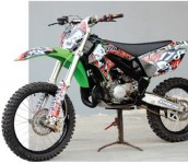 Modifikasi Motor Trail Kawasaki KLX 150 Motocross