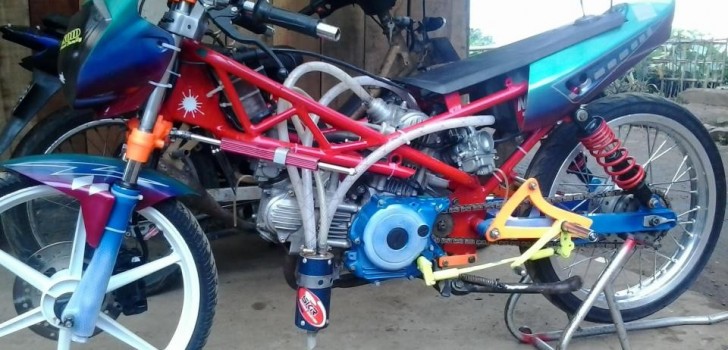 Modifikasi Mesin 2 Cylinder L Twin Untuk Yamaha Vega