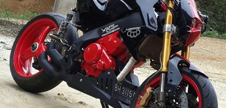 Modifikasi Motor Yamaha Vixion Street Fighter 2015