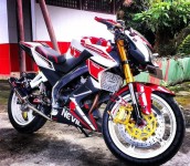 Modifikasi Motor Yamaha Vixion Street Fighter 2015