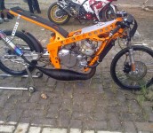 Modifikasi Drag Motor Kawasaki Ninja