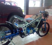 Modifikasi Drag Motor Kawasaki Ninja