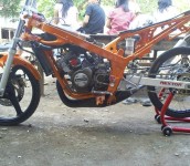 Modifikasi Drag Motor Kawasaki Ninja