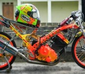 Tipe Modifikasi Drag Satria FU 150