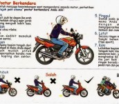Jurus Aman Mengendarai Sepeda Motor Di Jalan