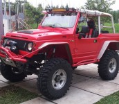 Gambar modifikasi mobil jeep jimny jangkrik