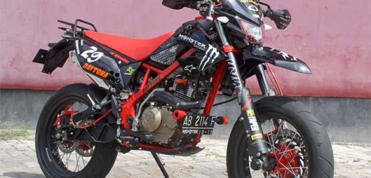 Modifikasi Motor Kawasaki D-Tracker