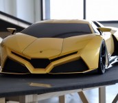 Gambar Lamborghini Madura Terinspirasi dari Karapan Sapi