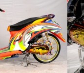 Modifikasi Motor Matic Honda Scoopy