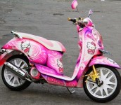 Modifikasi Motor Matic Honda Scoopy