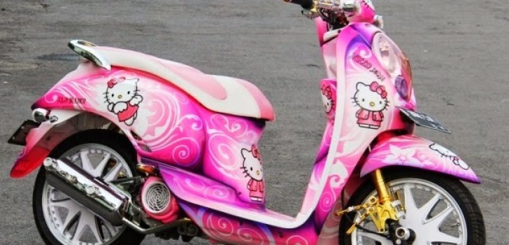 Modifikasi Motor Matic Honda Scoopy