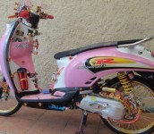 Modifikasi Motor Matic Honda Scoopy