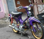Penggila Modifikasi Motor Honda Pitung