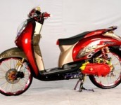Modifikasi Motor Matic Honda Scoopy