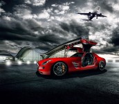 Gambar Wallpaper Mobil Sport Lamborghini Badai Mendung