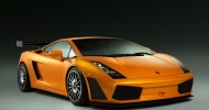 Wallpaper Mobil Sport Lamborghini Warna Orange Terang