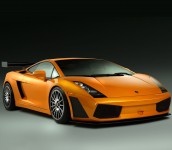 Wallpaper Mobil Sport Lamborghini Warna Orange Terang