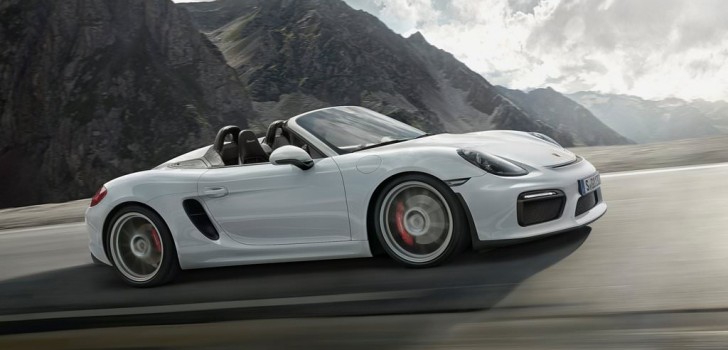 Mobil Porsche Boxster Foto Bagus Warna Putih