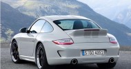 Mobil Sport Porsche 911 Tampak Belakang