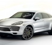 Porsche New Cayenne Putih Samping Depan