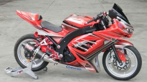Foto Modifikasi Motor Kawasaki Ninja 250cc Foto Modifikasi Motor Kawasaki Ninja 250cc