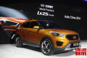 Hyundai ix25 Concept Gold